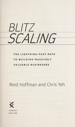 Blitzscalingの書影