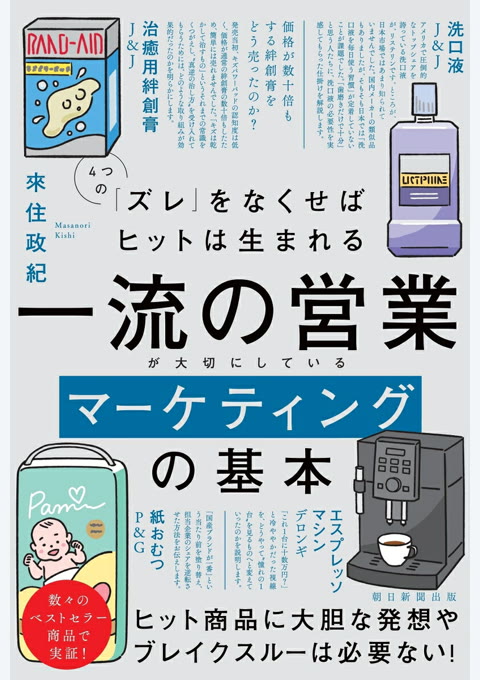『一流の営業が大切にしているマーケティングの基本 : 4つの「ズレ」をなくせばヒットは生まれる』書評・要約の書影